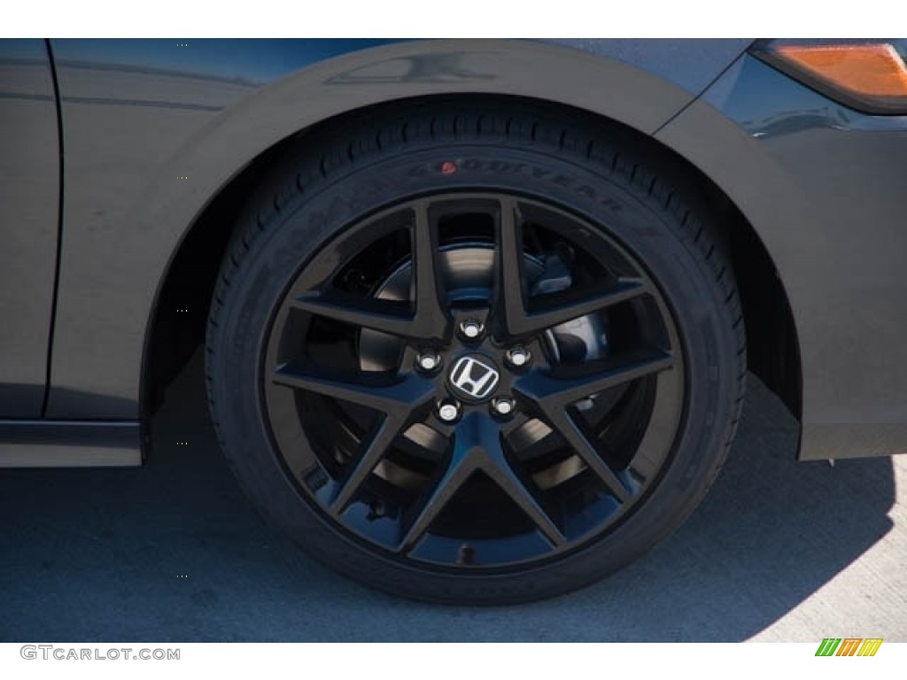 2022 Civic Sport Sedan - Meteorite Gray Metallic / Black photo #11