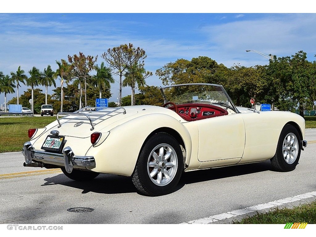 Old English White 1959 MG MGA Roadster Exterior Photo #143641510