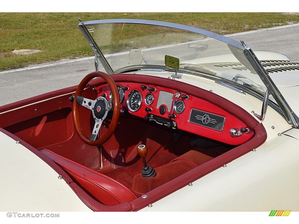 1959 MG MGA Roadster Red Dashboard Photo #143641728