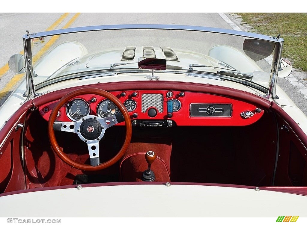 1959 MG MGA Roadster Red Dashboard Photo #143641753