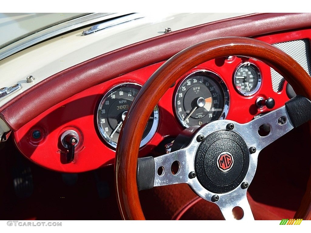 1959 MG MGA Roadster Red Steering Wheel Photo #143641843
