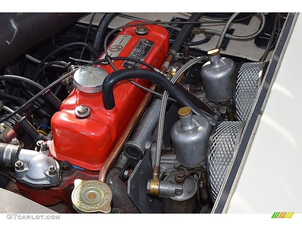 1959 MGA Roadster - Old English White / Red photo #22