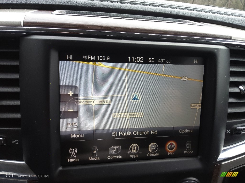2016 Ram 1500 Laramie Crew Cab 4x4 Navigation Photo #143642560