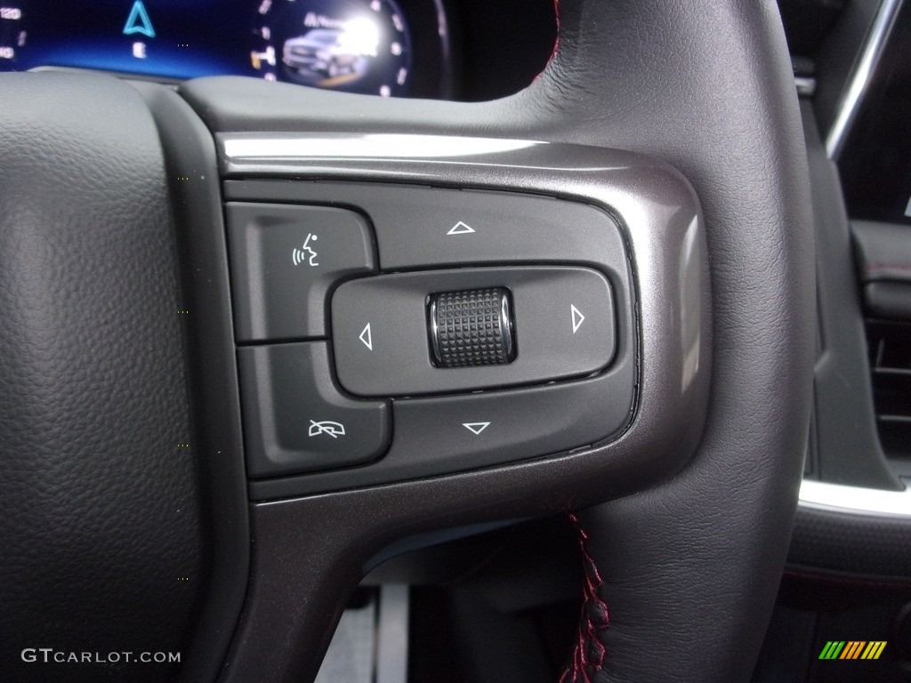 2022 Chevrolet Suburban RST 4WD Jet Black/­Victory Red Steering Wheel Photo #143643187
