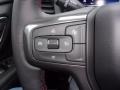 2022 Chevrolet Suburban Jet Black/­Victory Red Interior Steering Wheel Photo