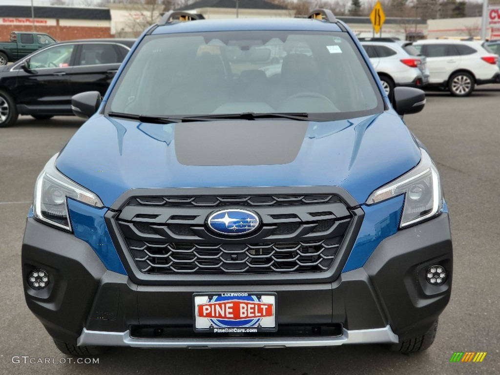 2022 Forester Wilderness - Geyser Blue / Black photo #2
