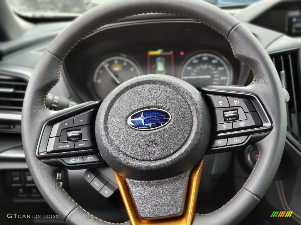 2022 Subaru Forester Wilderness Black Steering Wheel Photo #143644342