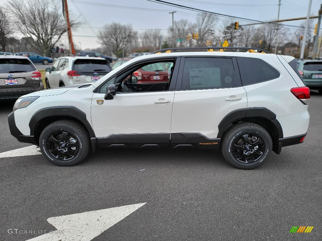 Crystal White Pearl 2022 Subaru Forester Wilderness Exterior Photo #143644435