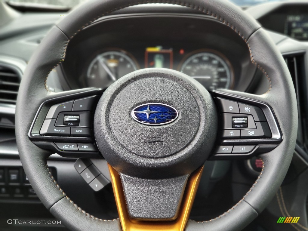 2022 Subaru Forester Wilderness Gray Steering Wheel Photo #143644507