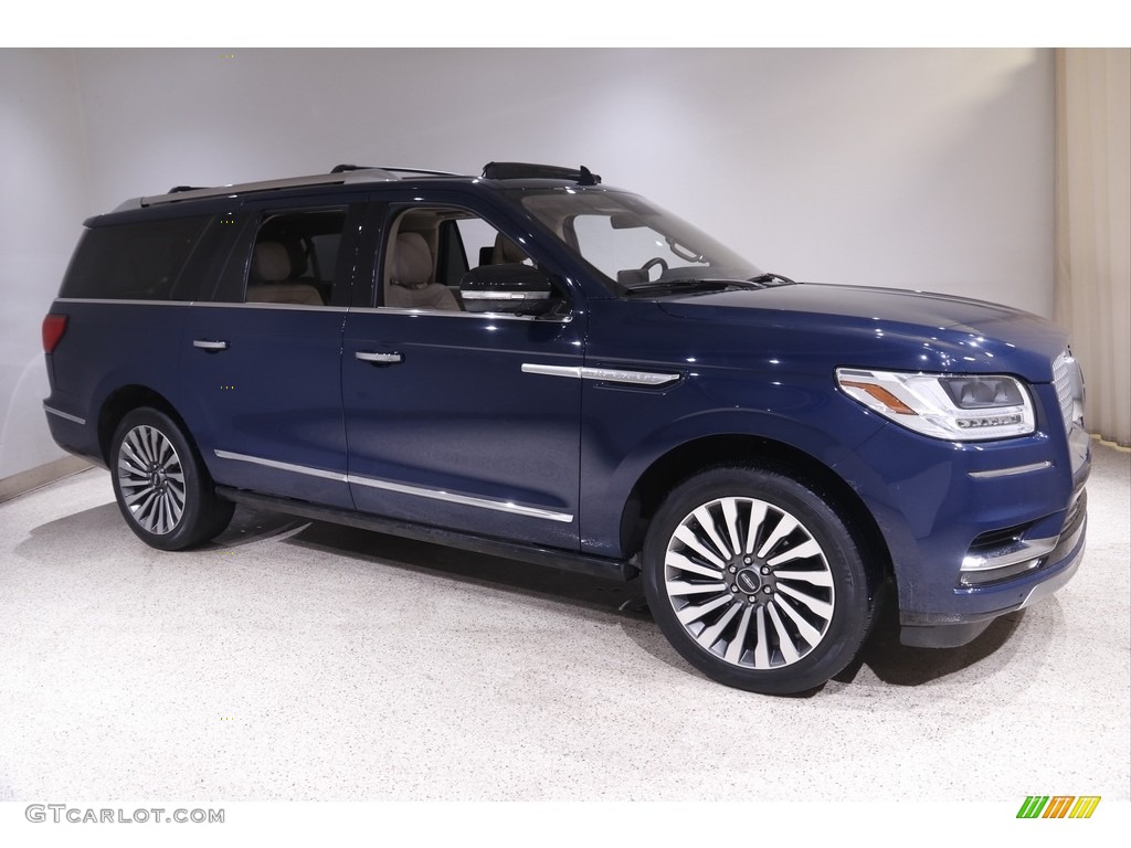 Rhapsody Blue 2019 Lincoln Navigator L Reserve 4x4 Exterior Photo #143645413