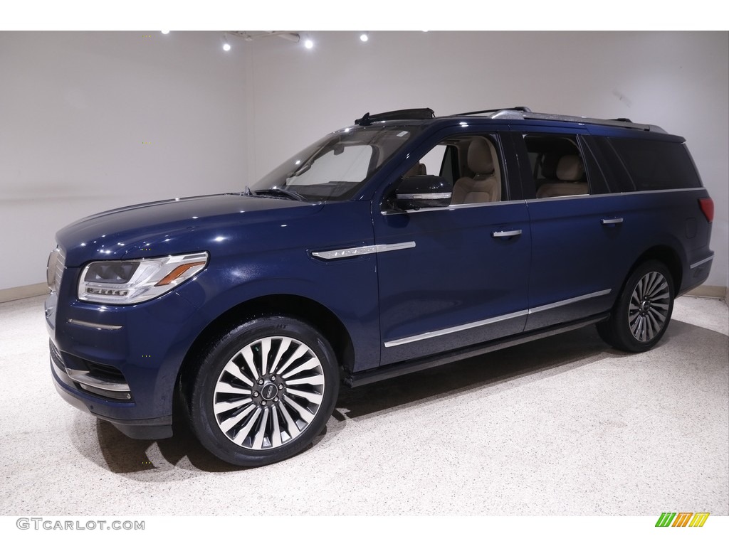 Rhapsody Blue 2019 Lincoln Navigator L Reserve 4x4 Exterior Photo #143645434