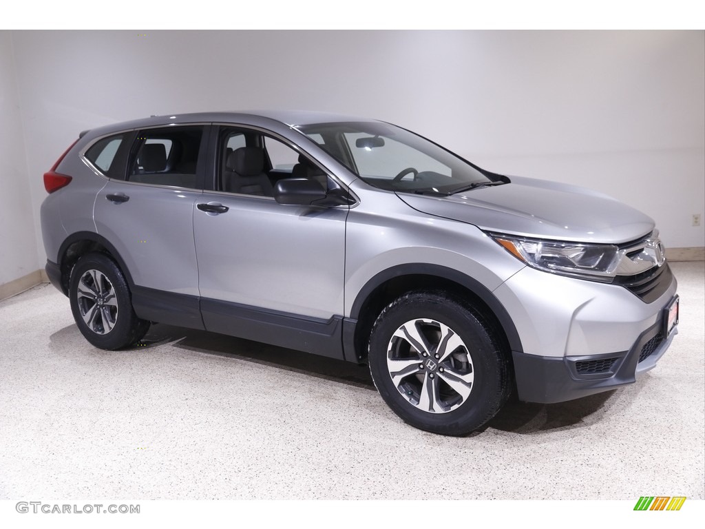 2017 CR-V LX AWD - Lunar Silver Metallic / Gray photo #1