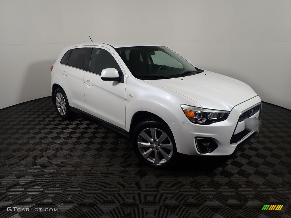 White Pearl 2013 Mitsubishi Outlander Sport SE 4WD Exterior Photo #143645869
