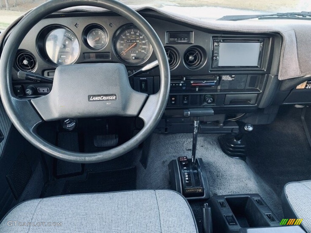 1989 Toyota Land Cruiser Standard Land Cruiser Model Gray Dashboard Photo #143646220