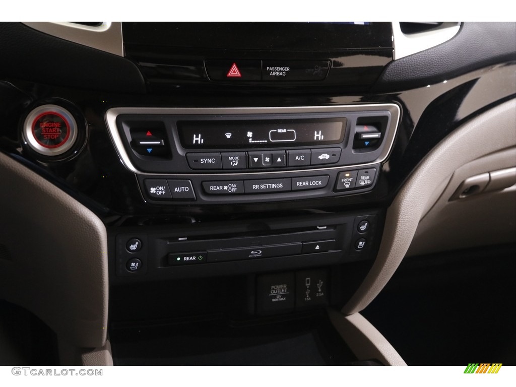2017 Pilot Elite AWD - Dark Cherry Pearl / Beige photo #14