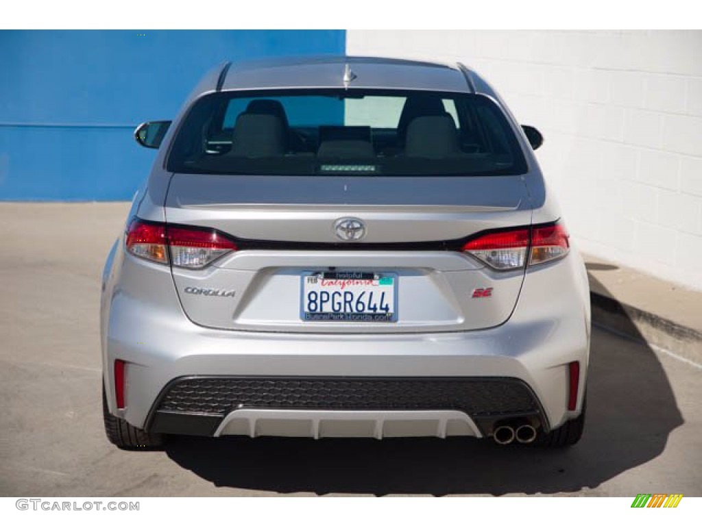 2020 Corolla SE - Classic Silver Metallic / Black photo #11