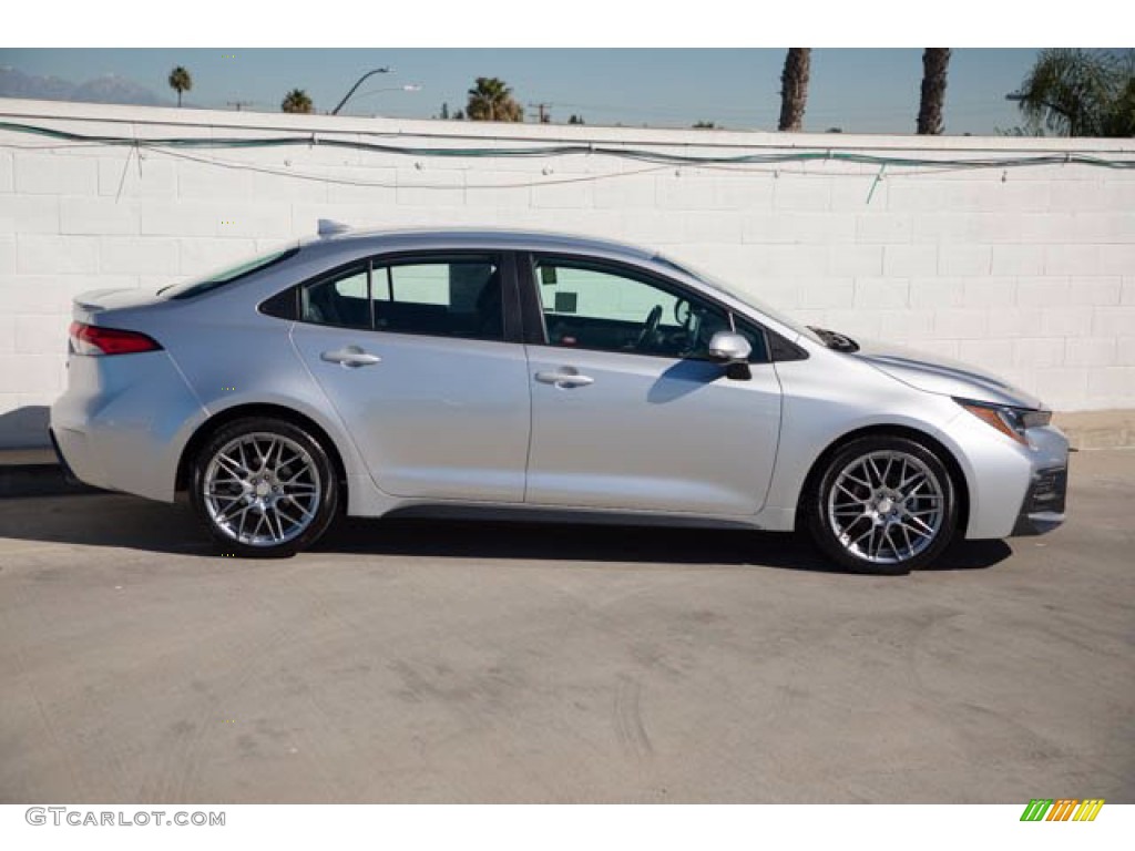 2020 Corolla SE - Classic Silver Metallic / Black photo #14