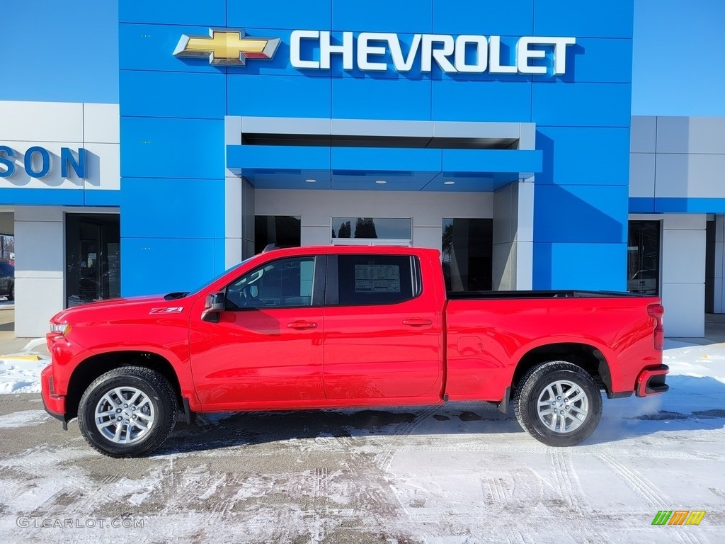 2022 Silverado 1500 Limited RST Crew Cab 4x4 - Red Hot / Jet Black photo #1