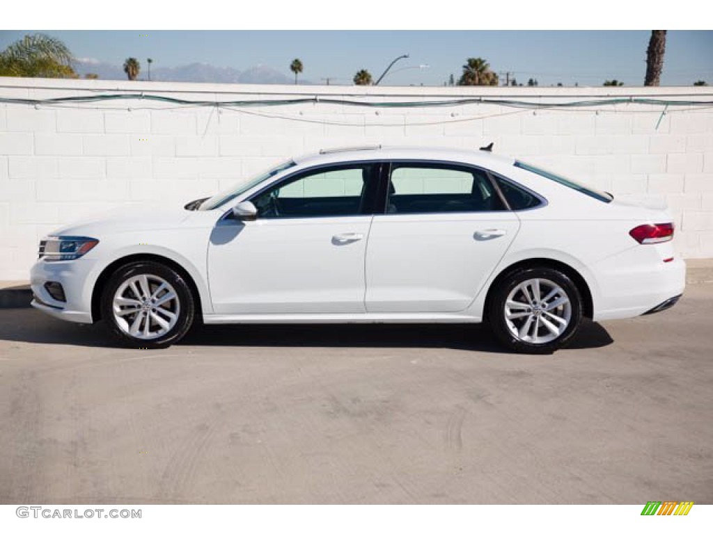 Pure White 2020 Volkswagen Passat SE Exterior Photo #143648298
