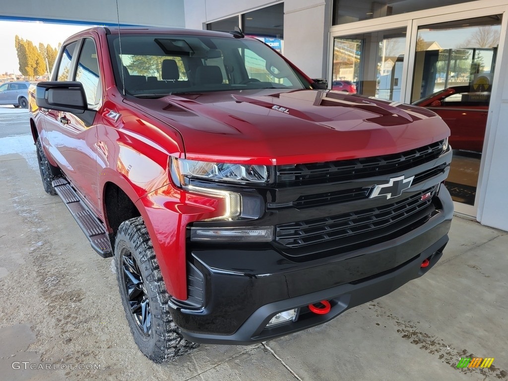 Cherry Red Tintcoat 2022 Chevrolet Silverado 1500 Limited LT Trail Boss Crew Cab 4x4 Exterior Photo #143649762