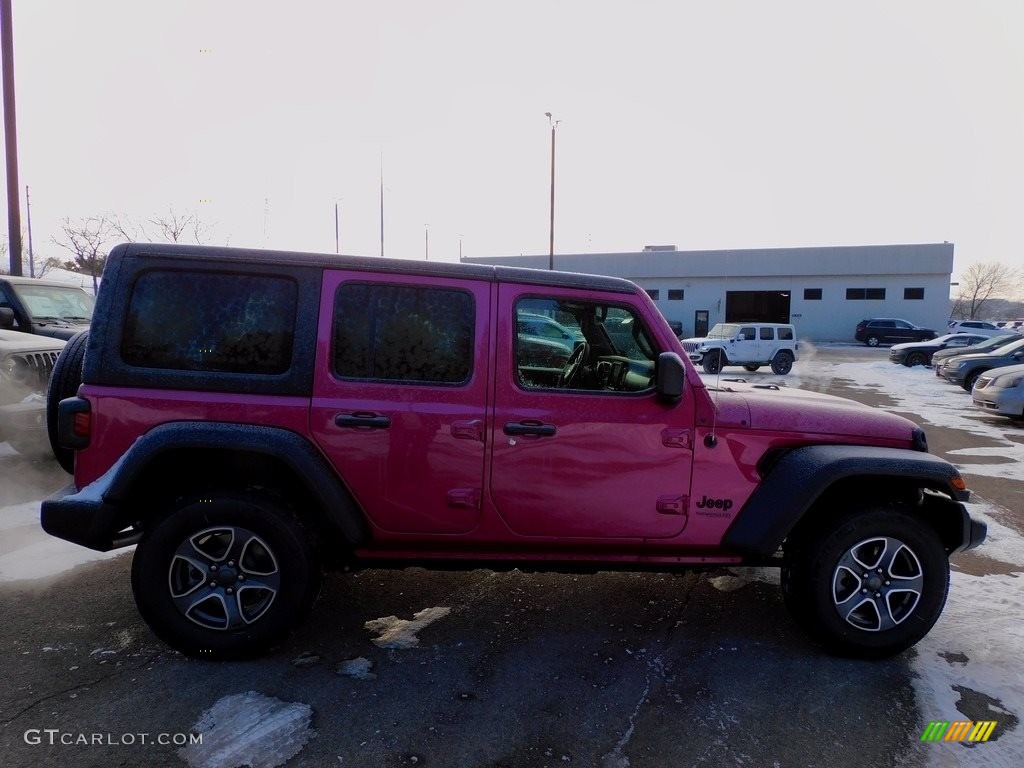 2022 Wrangler Unlimited Sport 4x4 - Limited Edition Tuscadero Pearl / Black photo #4