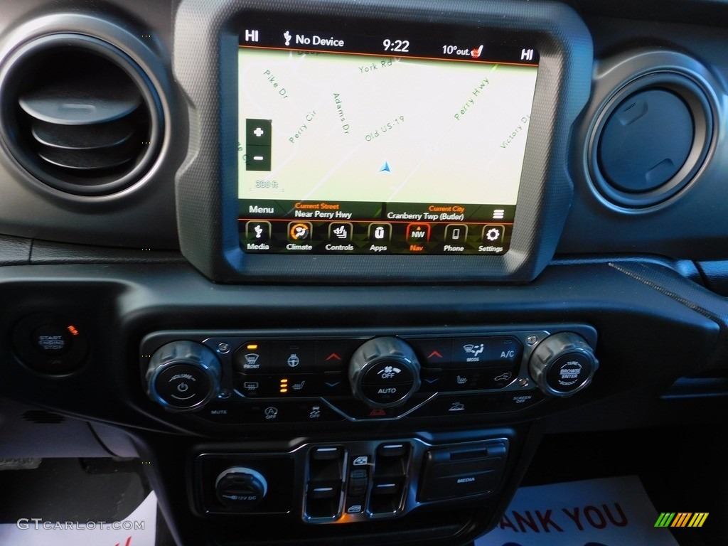 2022 Jeep Wrangler Unlimited Sport 4x4 Controls Photo #143650101