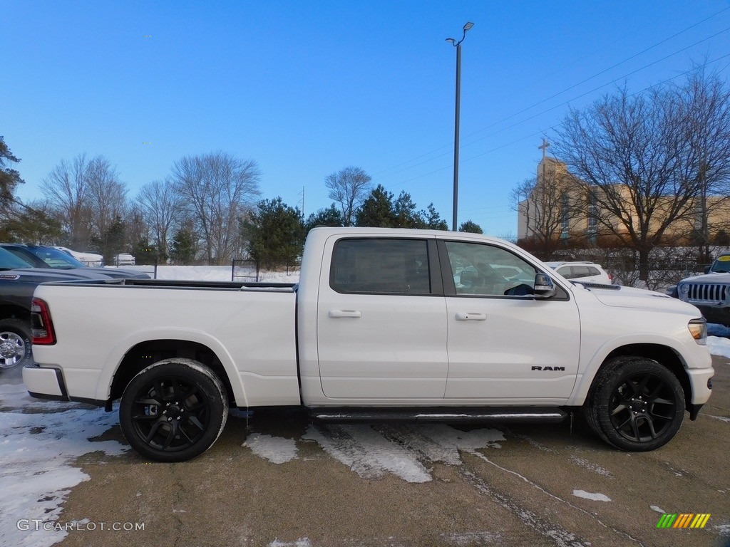 Ivory White Tri-Coat Pearl 2022 Ram 1500 Laramie Crew Cab 4x4 Exterior Photo #143650965