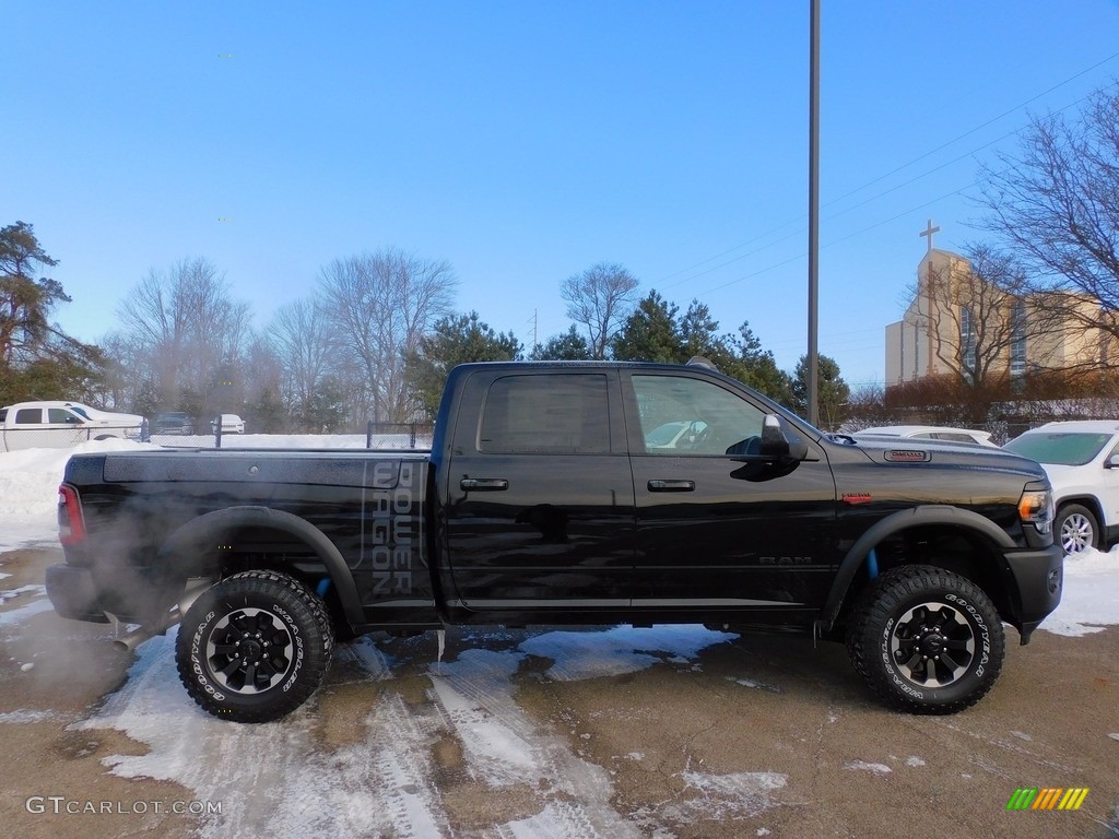 Diamond Black Crystal Pearl 2022 Ram 2500 Power Wagon Crew Cab 4x4 Exterior Photo #143651367