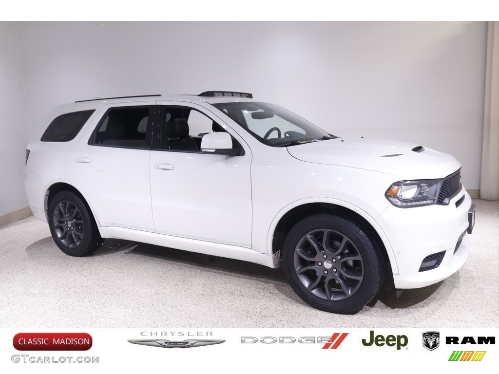 2018 Durango R/T AWD - Vice White Tri-Coat Pearl / Black photo #1