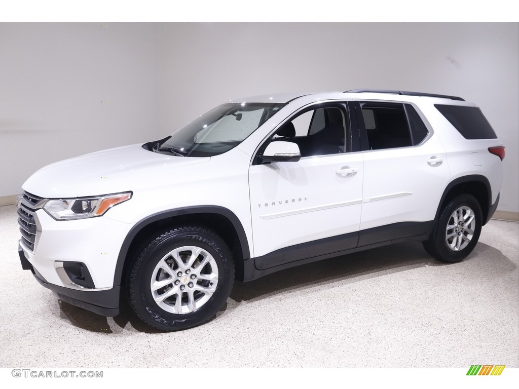 Summit White 2019 Chevrolet Traverse LT Exterior Photo #143651694