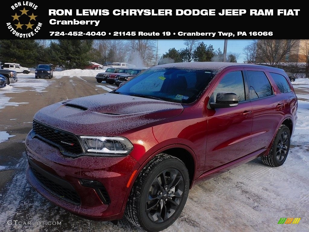 2021 Durango GT AWD - Octane Red Pearl / Black photo #1