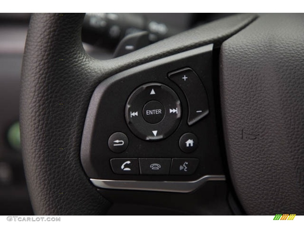 2022 Honda Pilot Sport AWD Black Steering Wheel Photo #143652207