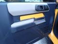 Sandstone/Black Onyx 2021 Ford Bronco Wildtrak 4x4 2-Door Door Panel