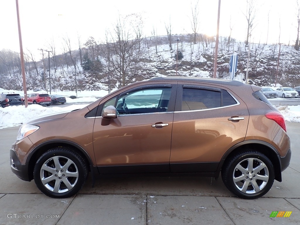 2016 Encore Leather AWD - River Rock Metallic / Ebony photo #6