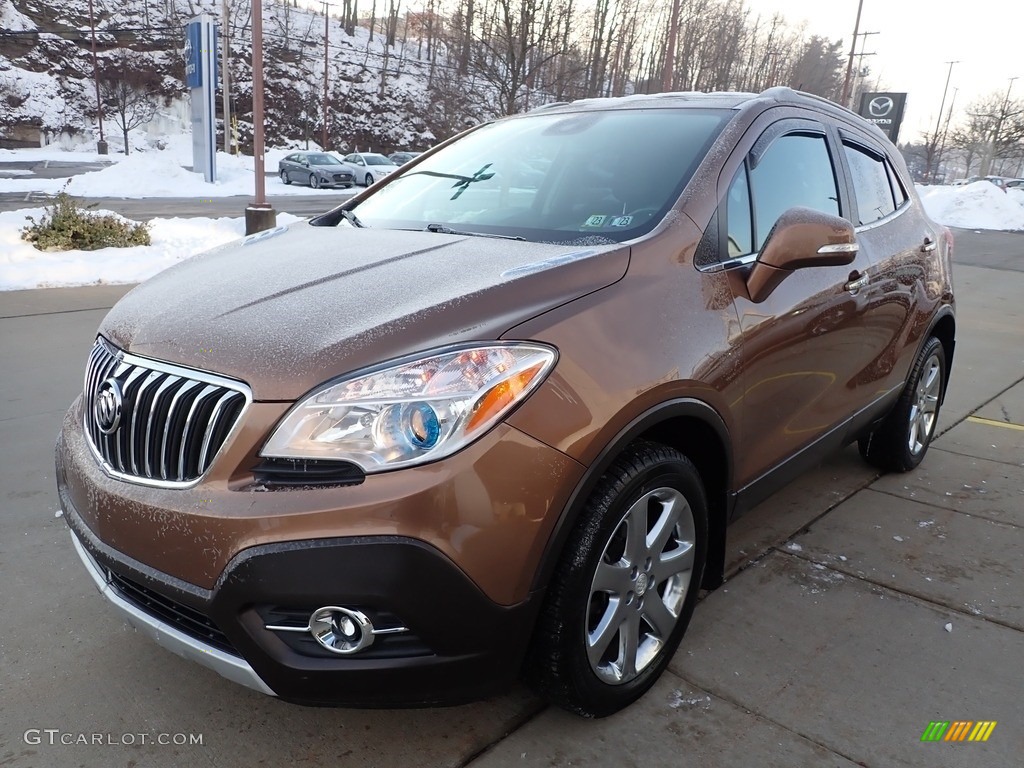2016 Encore Leather AWD - River Rock Metallic / Ebony photo #7