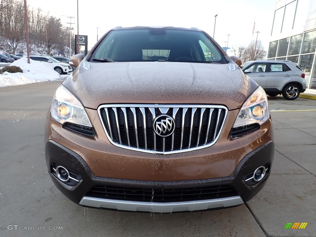 2016 Encore Leather AWD - River Rock Metallic / Ebony photo #8