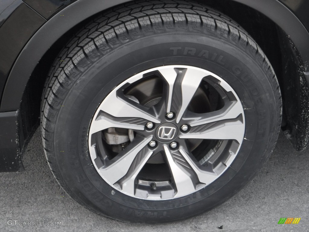 2019 CR-V LX AWD - Crystal Black Pearl / Black photo #3