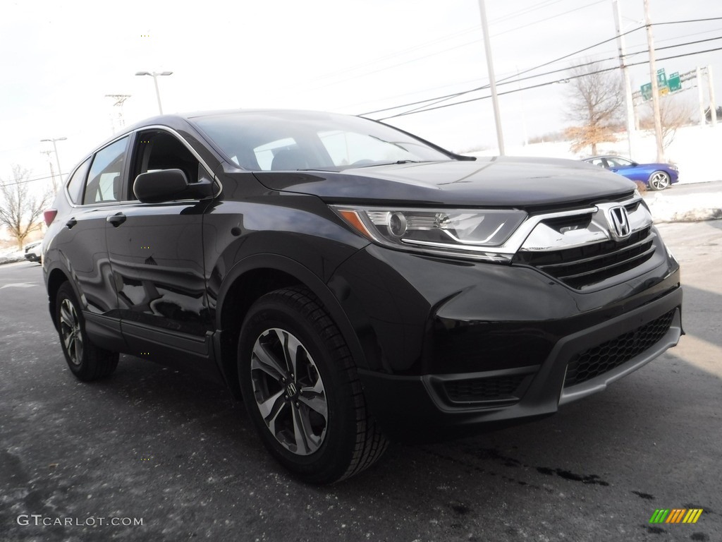 2019 CR-V LX AWD - Crystal Black Pearl / Black photo #5