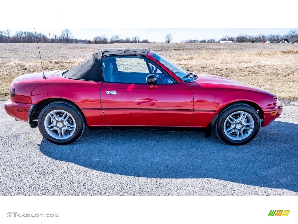 1990 MX-5 Miata Roadster - Classic Red / Black photo #3
