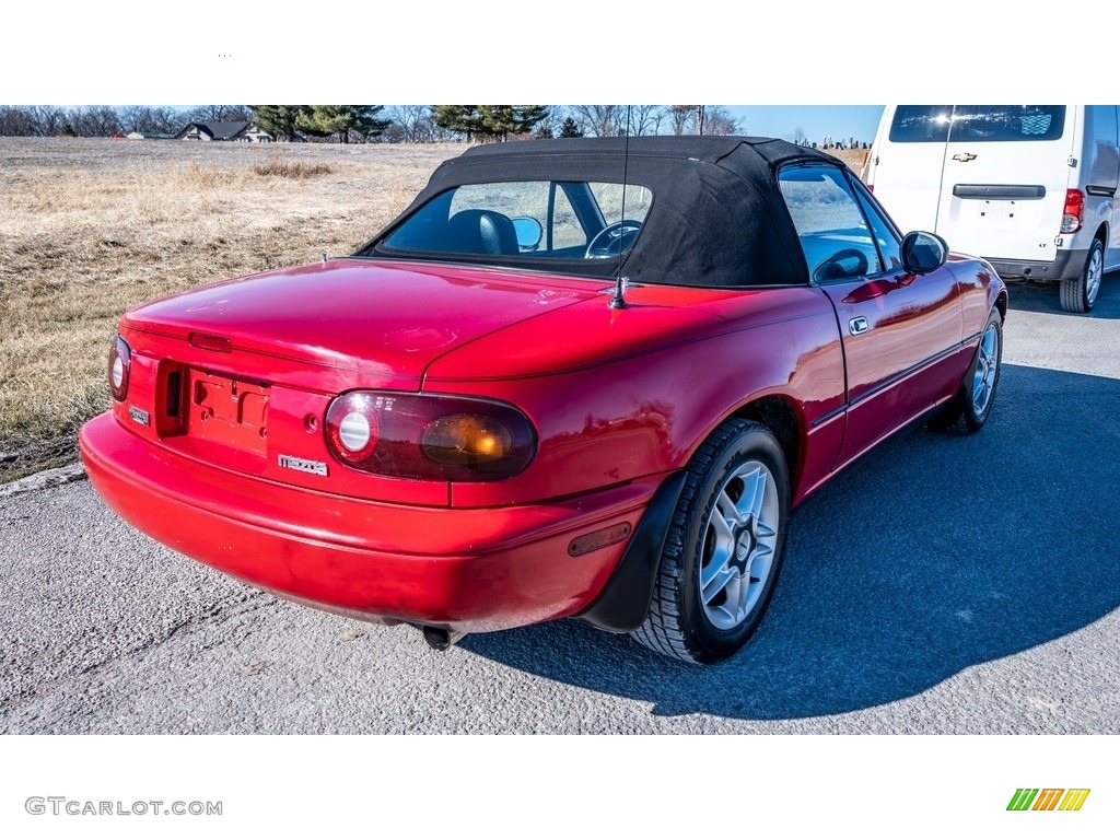 1990 MX-5 Miata Roadster - Classic Red / Black photo #4