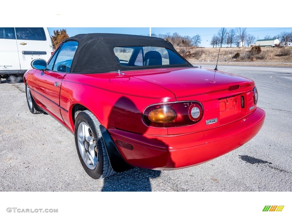 1990 MX-5 Miata Roadster - Classic Red / Black photo #6