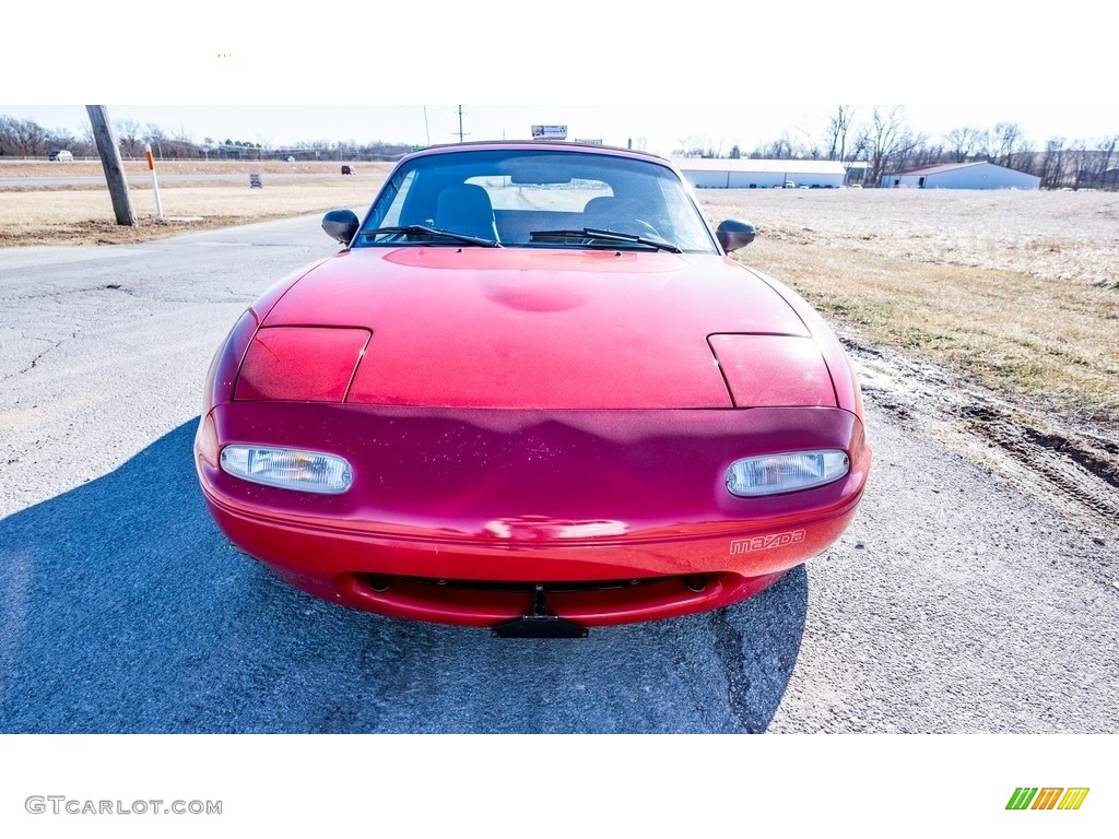 1990 MX-5 Miata Roadster - Classic Red / Black photo #9