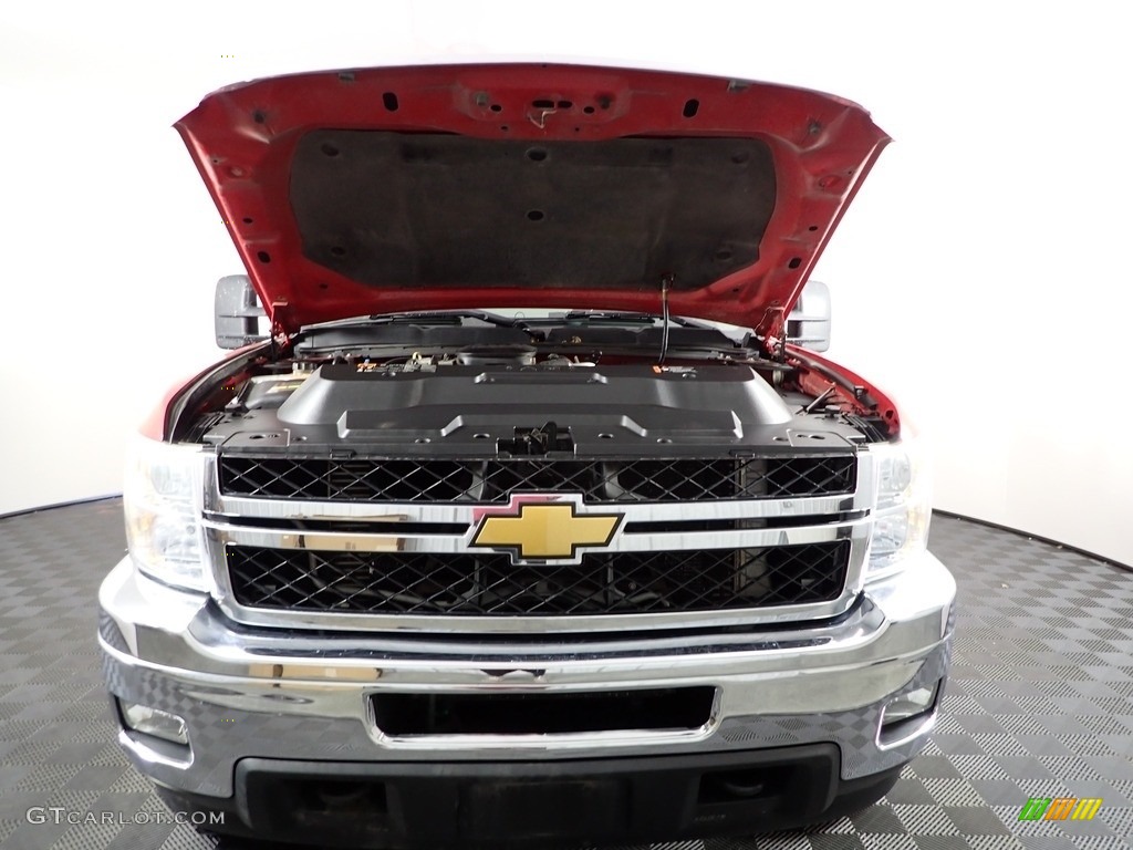 2014 Silverado 2500HD LTZ Crew Cab 4x4 - Victory Red / Ebony photo #4