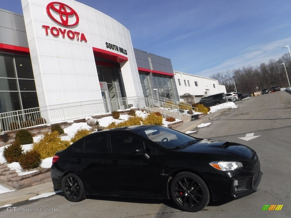2018 WRX Premium - Crystal Black Silica / Carbon Black photo #2