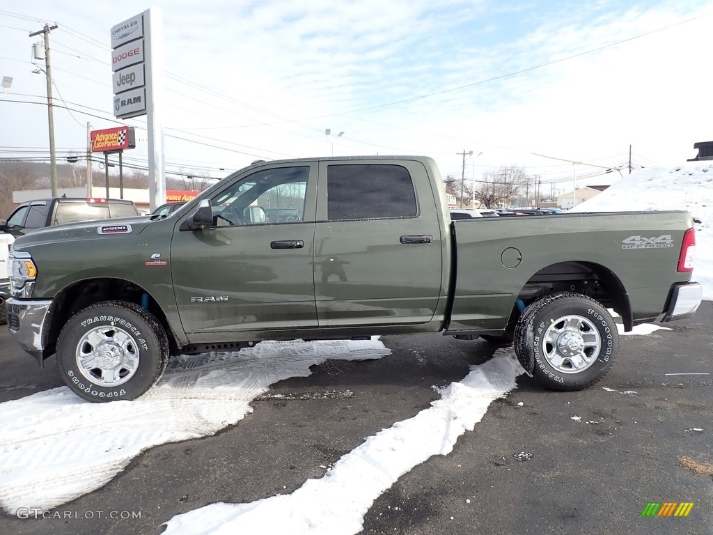 2022 2500 Tradesman Crew Cab 4x4 - Olive Green Pearl / Black photo #2