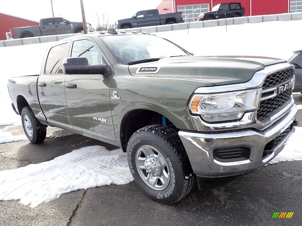 2022 2500 Tradesman Crew Cab 4x4 - Olive Green Pearl / Black photo #7