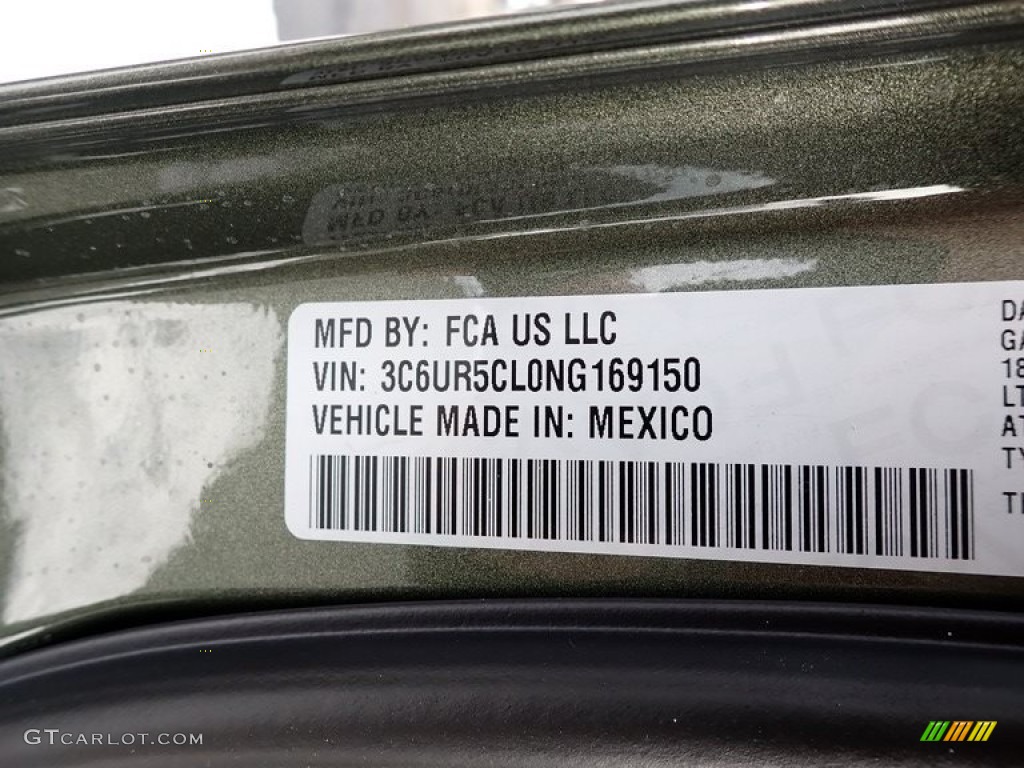2022 2500 Tradesman Crew Cab 4x4 - Olive Green Pearl / Black photo #15