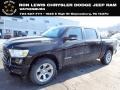 Diamond Black Crystal Pearl - 1500 Big Horn Crew Cab 4x4 Photo No. 1