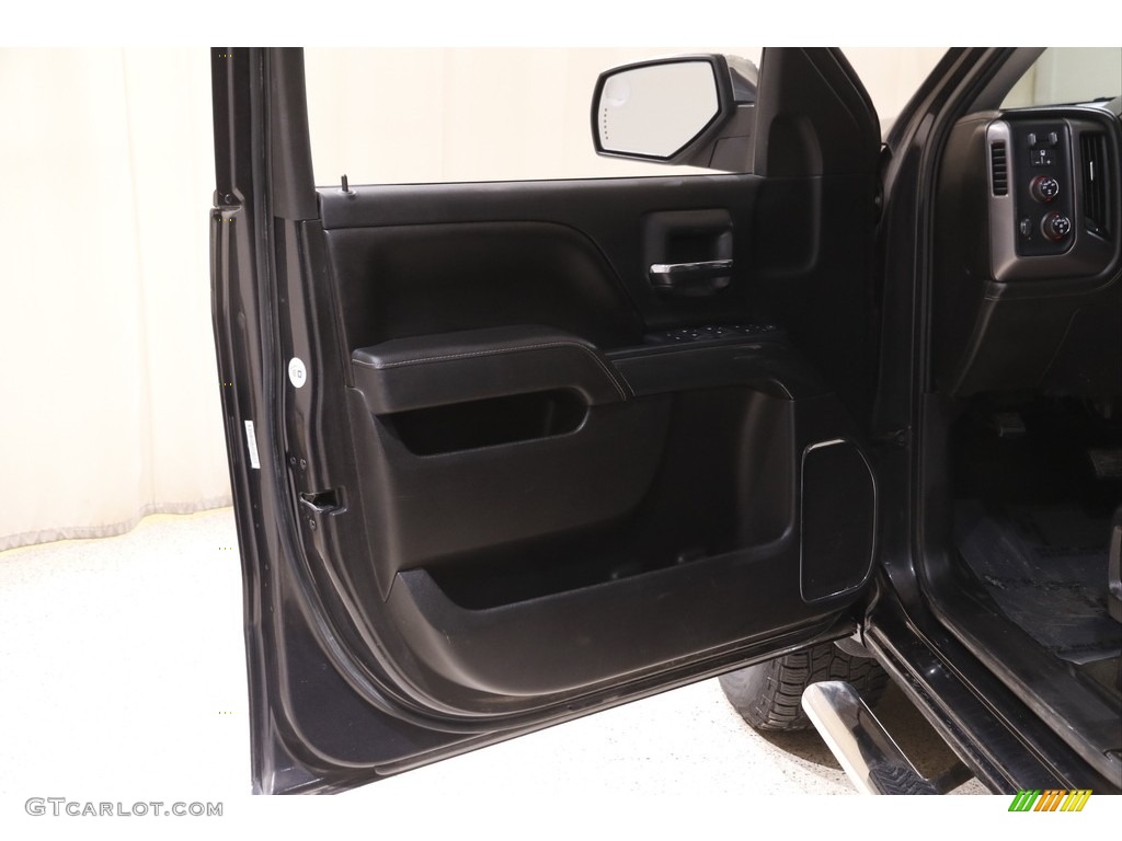 2015 Sierra 1500 SLE Double Cab 4x4 - Iridium Metallic / Jet Black photo #4