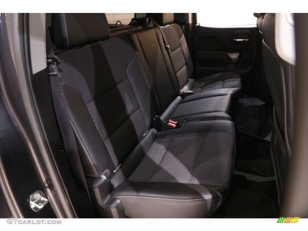 2015 Sierra 1500 SLE Double Cab 4x4 - Iridium Metallic / Jet Black photo #17